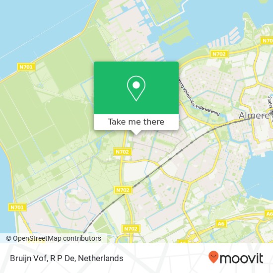 Bruijn Vof, R P De map