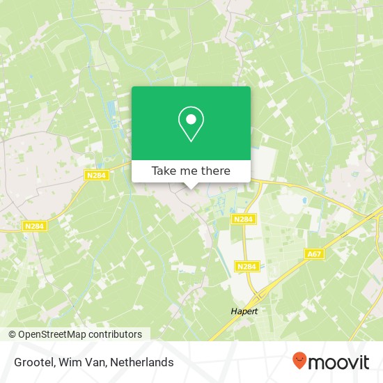 Grootel, Wim Van map