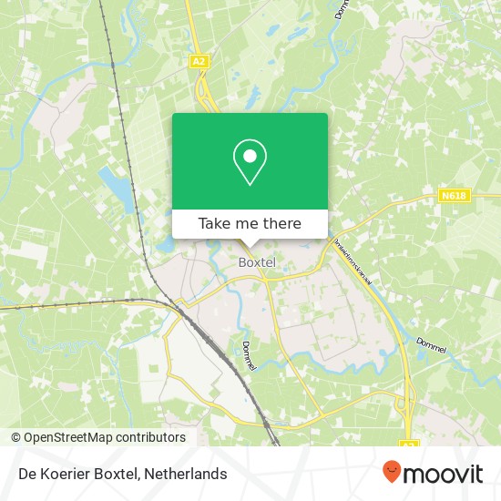 De Koerier Boxtel map