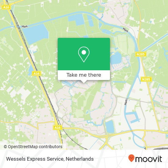 Wessels Express Service Karte