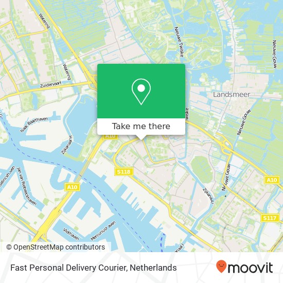Fast Personal Delivery Courier map