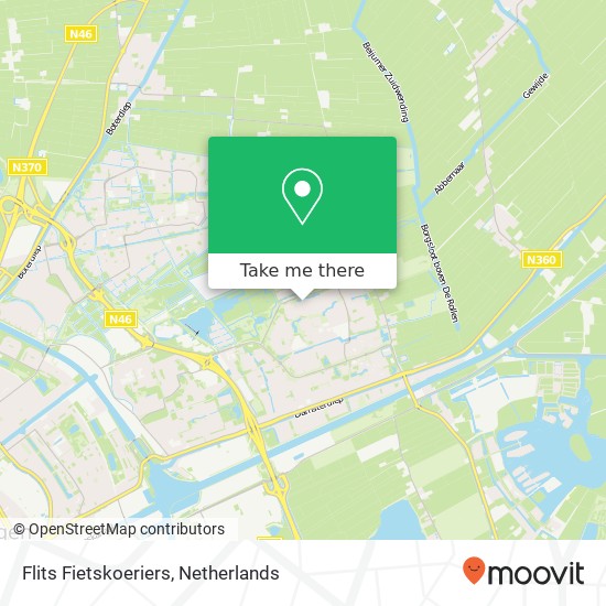 Flits Fietskoeriers map