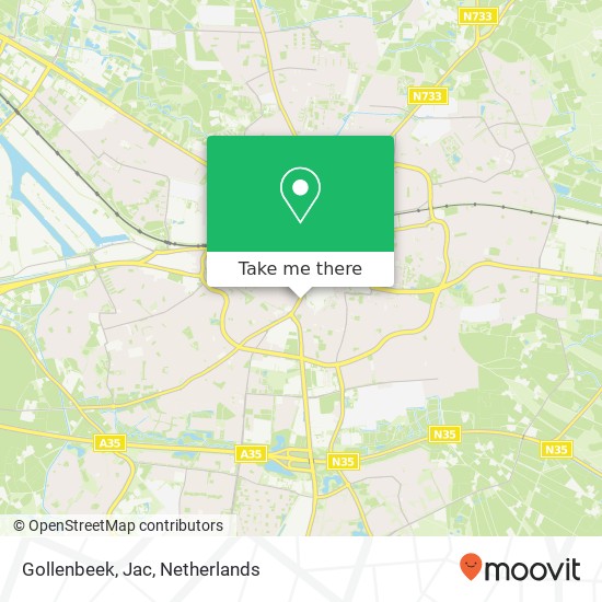 Gollenbeek, Jac map