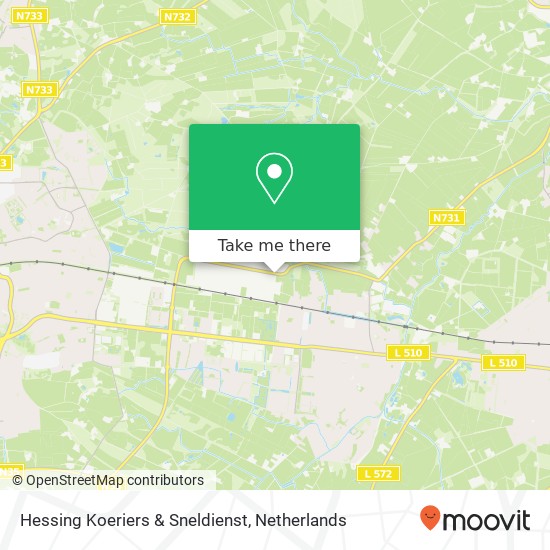 Hessing Koeriers & Sneldienst map