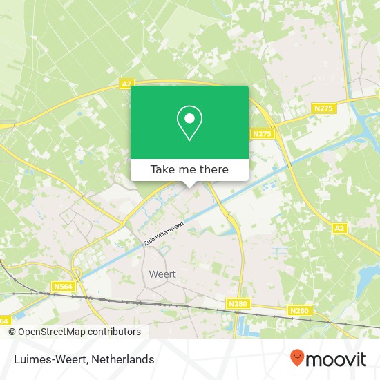 Luimes-Weert map