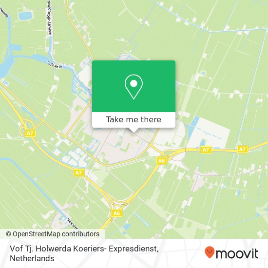 Vof Tj. Holwerda Koeriers- Expresdienst map