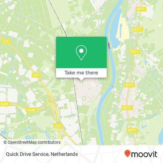 Quick Drive Service map