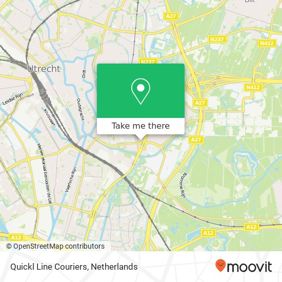 Quickl Line Couriers Karte