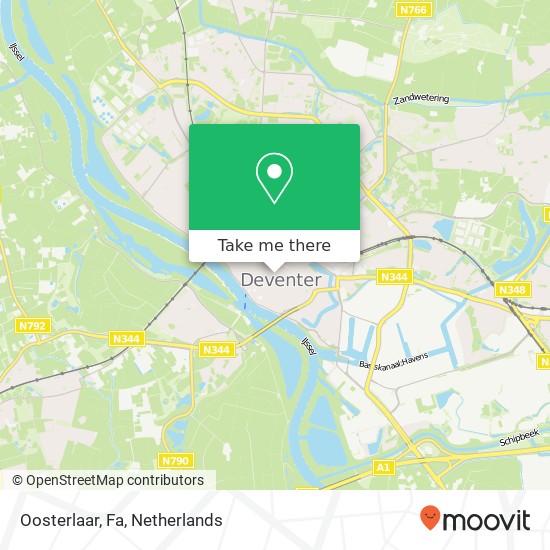 Oosterlaar, Fa map