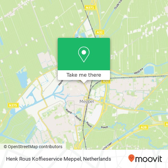 Henk Rous Koffieservice Meppel map
