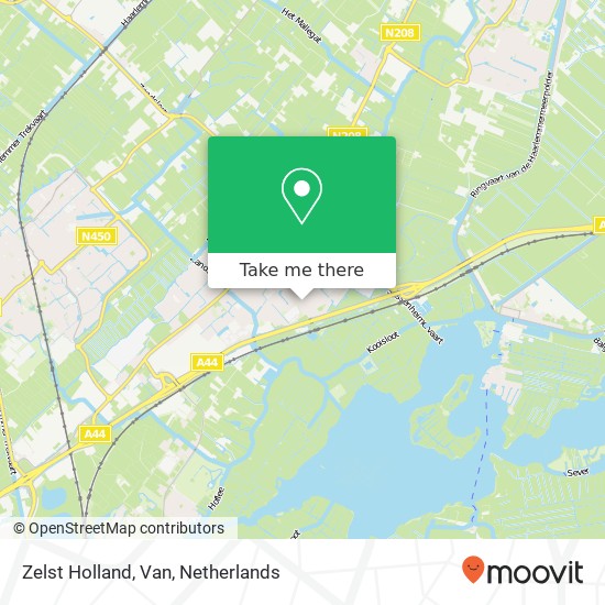 Zelst Holland, Van map
