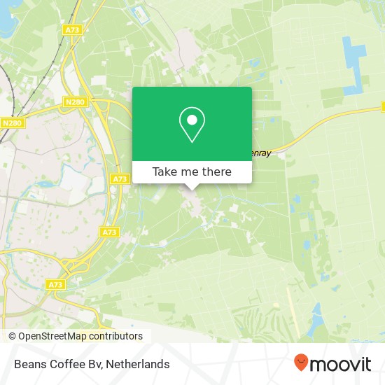 Beans Coffee Bv map