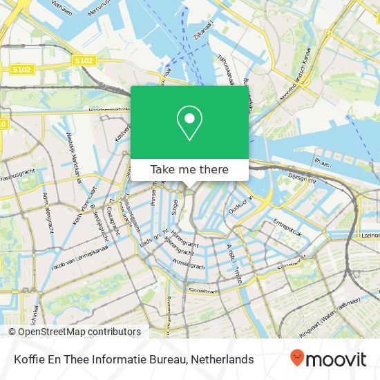 Koffie En Thee Informatie Bureau map