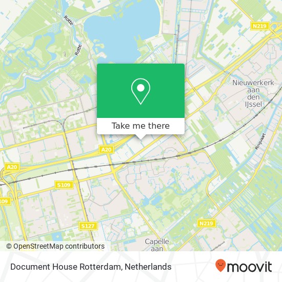 Document House Rotterdam map