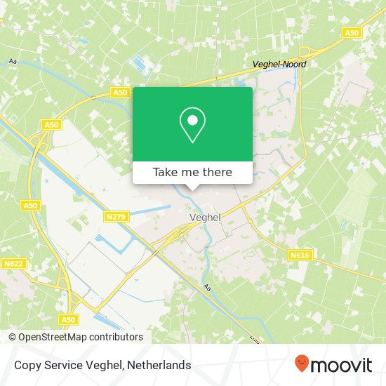 Copy Service Veghel map