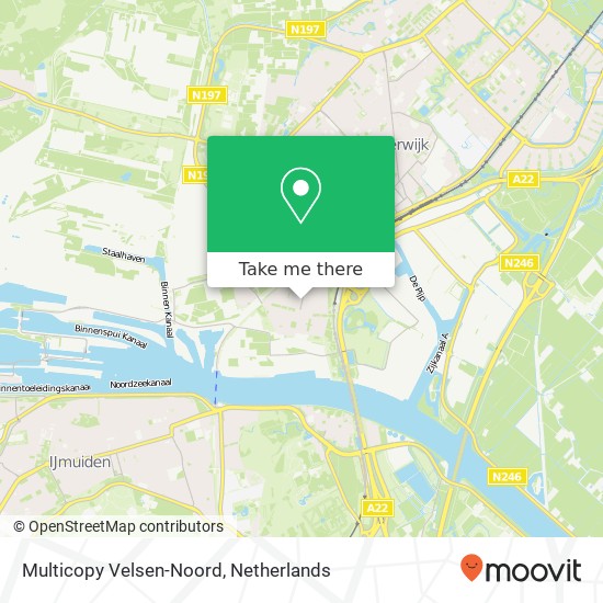 Multicopy Velsen-Noord Karte