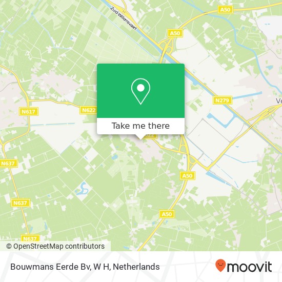 Bouwmans Eerde Bv, W H map