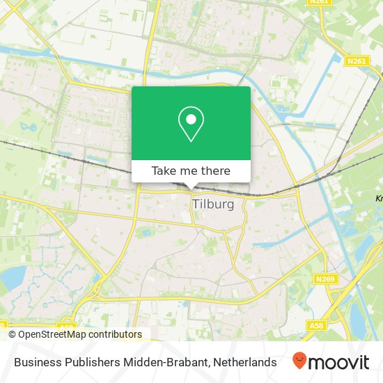 Business Publishers Midden-Brabant map