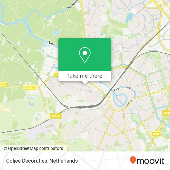 Coljee Decoraties map