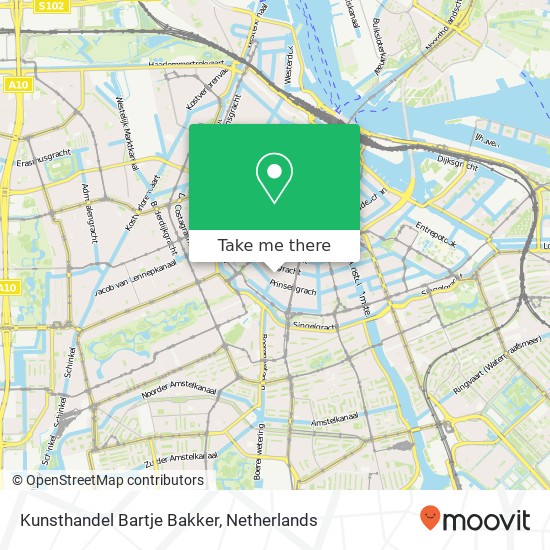 Kunsthandel Bartje Bakker map