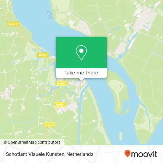 Schotlant Visuele Kunsten map