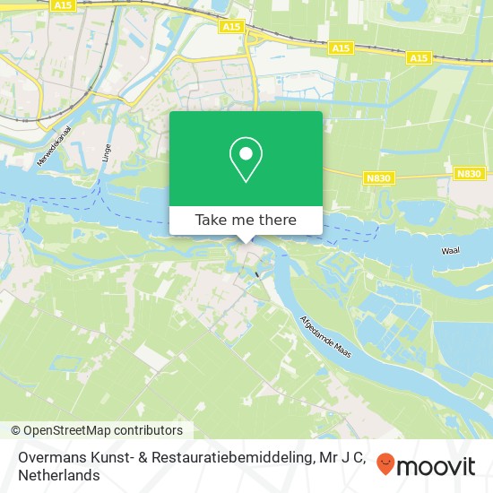 Overmans Kunst- & Restauratiebemiddeling, Mr J C map