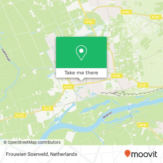 Frouwien Soenveld map