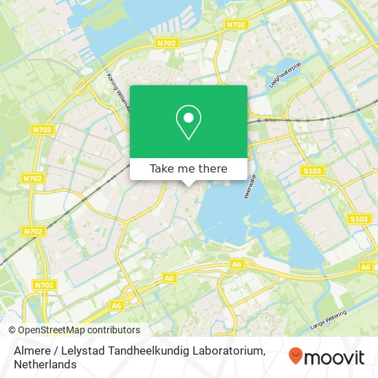 Almere / Lelystad Tandheelkundig Laboratorium map