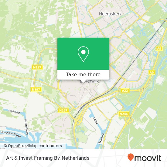 Art & Invest Framing Bv map