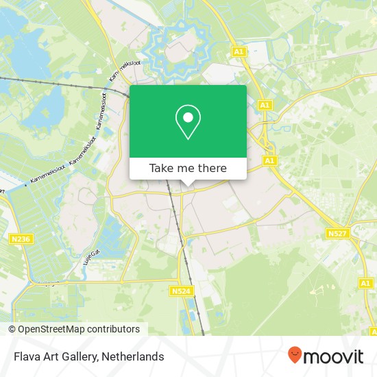 Flava Art Gallery map