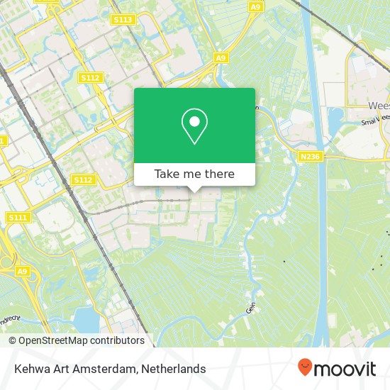 Kehwa Art Amsterdam map