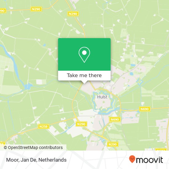 Moor, Jan De map