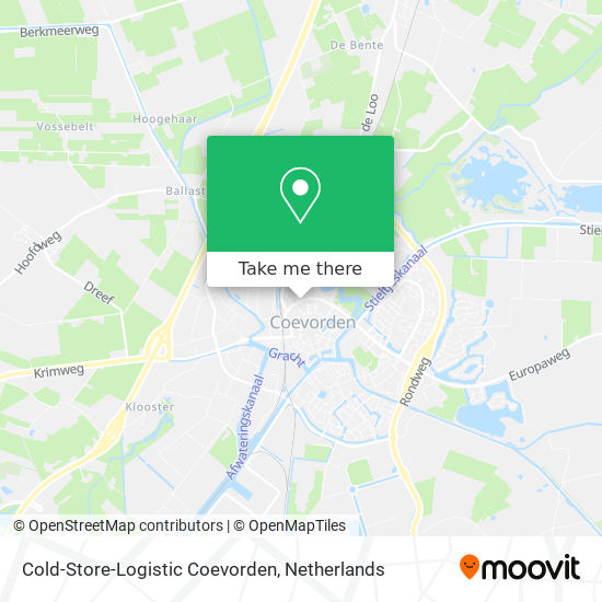 Cold-Store-Logistic Coevorden map