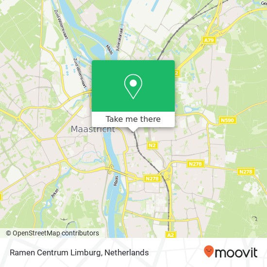 Ramen Centrum Limburg map