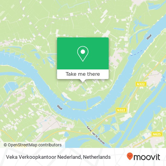 Veka Verkoopkantoor Nederland map