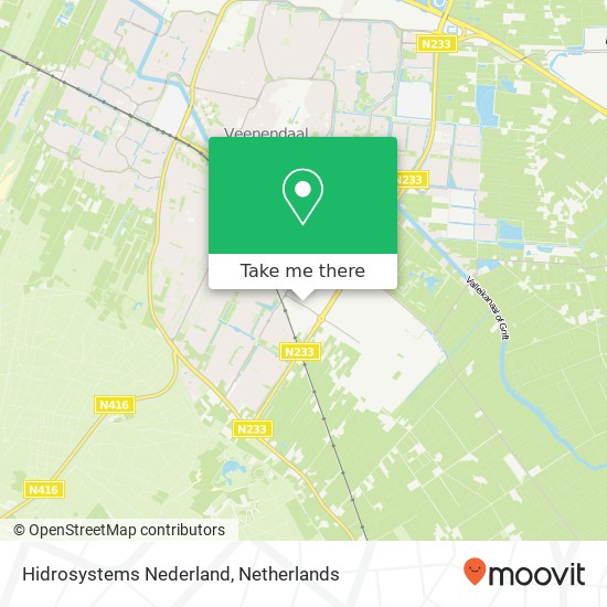 Hidrosystems Nederland map