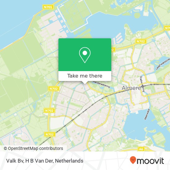 Valk Bv, H B Van Der map