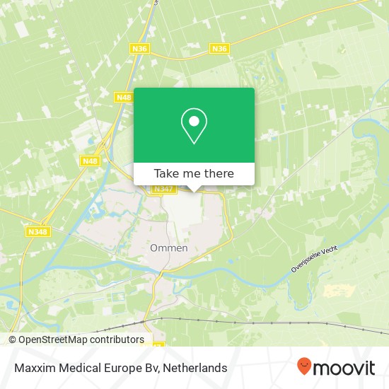 Maxxim Medical Europe Bv map