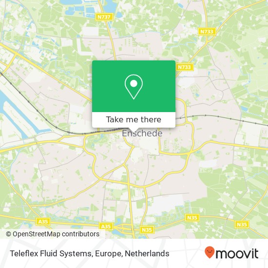 Teleflex Fluid Systems, Europe Karte