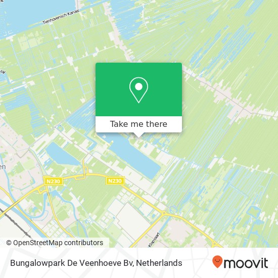 Bungalowpark De Veenhoeve Bv map