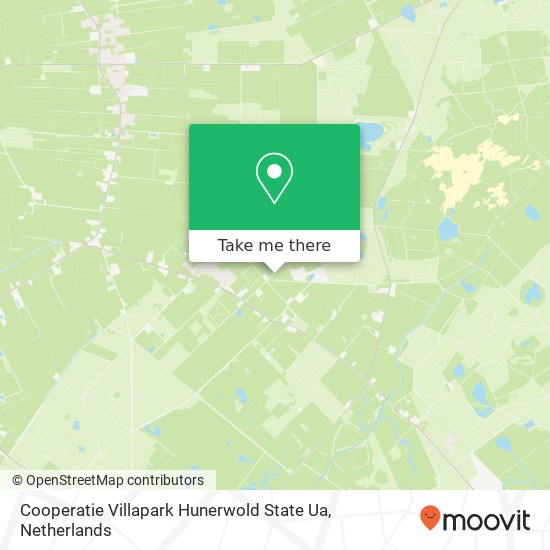 Cooperatie Villapark Hunerwold State Ua map
