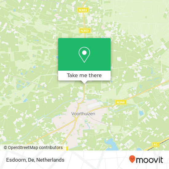 Esdoorn, De map