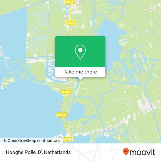 Hooghe Polle, D' map