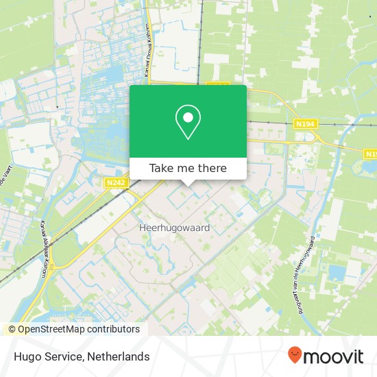 Hugo Service map