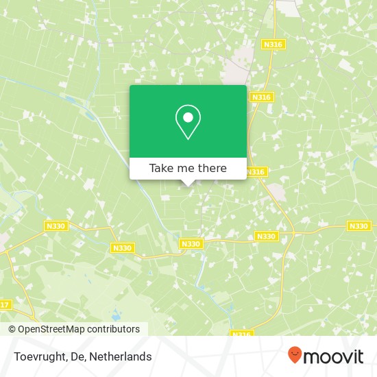 Toevrught, De map