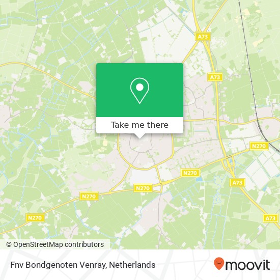 Fnv Bondgenoten Venray map