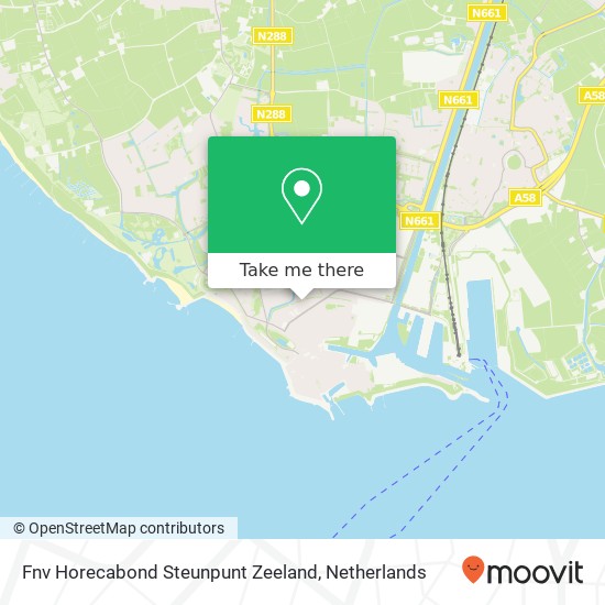 Fnv Horecabond Steunpunt Zeeland map