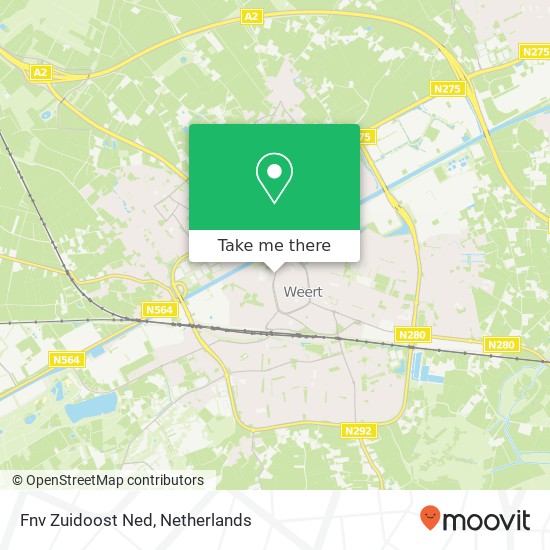 Fnv Zuidoost Ned map