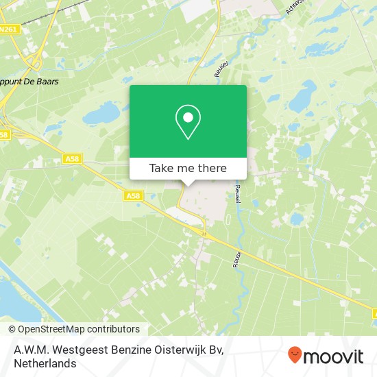 A.W.M. Westgeest Benzine Oisterwijk Bv map