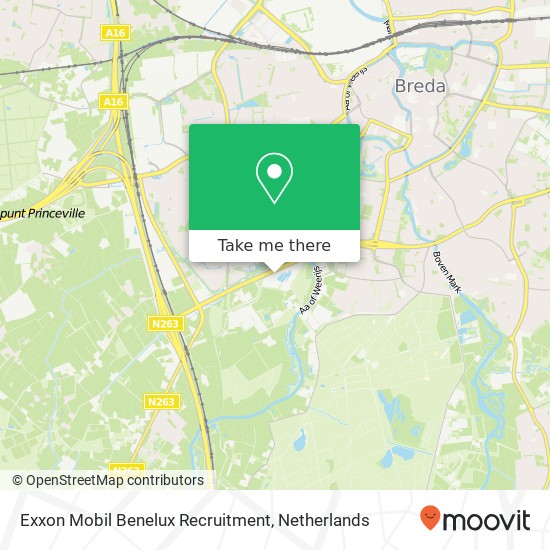 Exxon Mobil Benelux Recruitment map